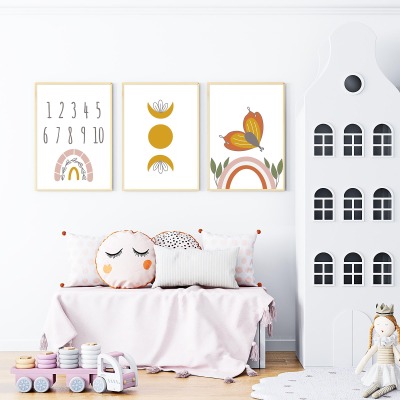 Boho-Baby Poster Set: Zauberhafte Dekoration für das Kinderzimmer - printable Wallart I digital
