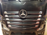 Aufkleber Kühlergrill für Tamiya Mercedes Benz Actros 1851/3363