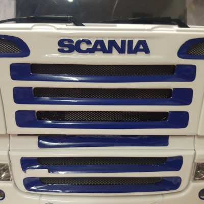Kühlergrill Aufkleber für Tamiya Scania R620/R470 - 1:14