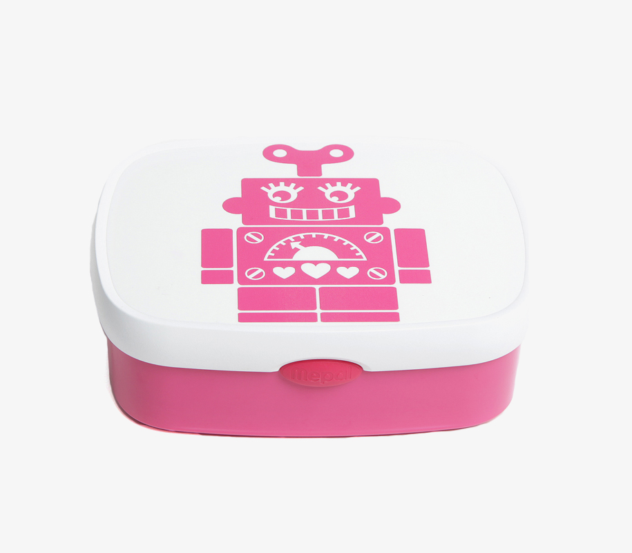 Lunchbox ROBOT PINK
