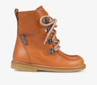 TEX-Boot with Zipper and Lace Cognac 3