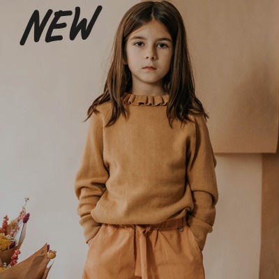 Knit Sweater SMOOTH CAMEL - Repose AMS