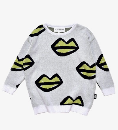 Knit Sweater XOXO LIPS - Little Man Happy