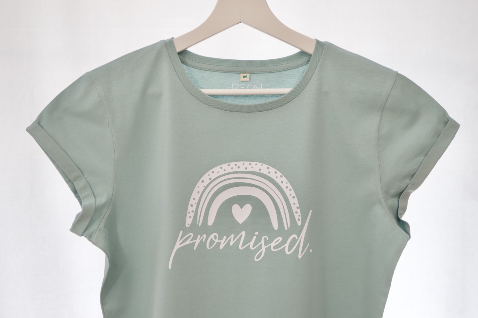 Damen T-Shirt promised. - mint