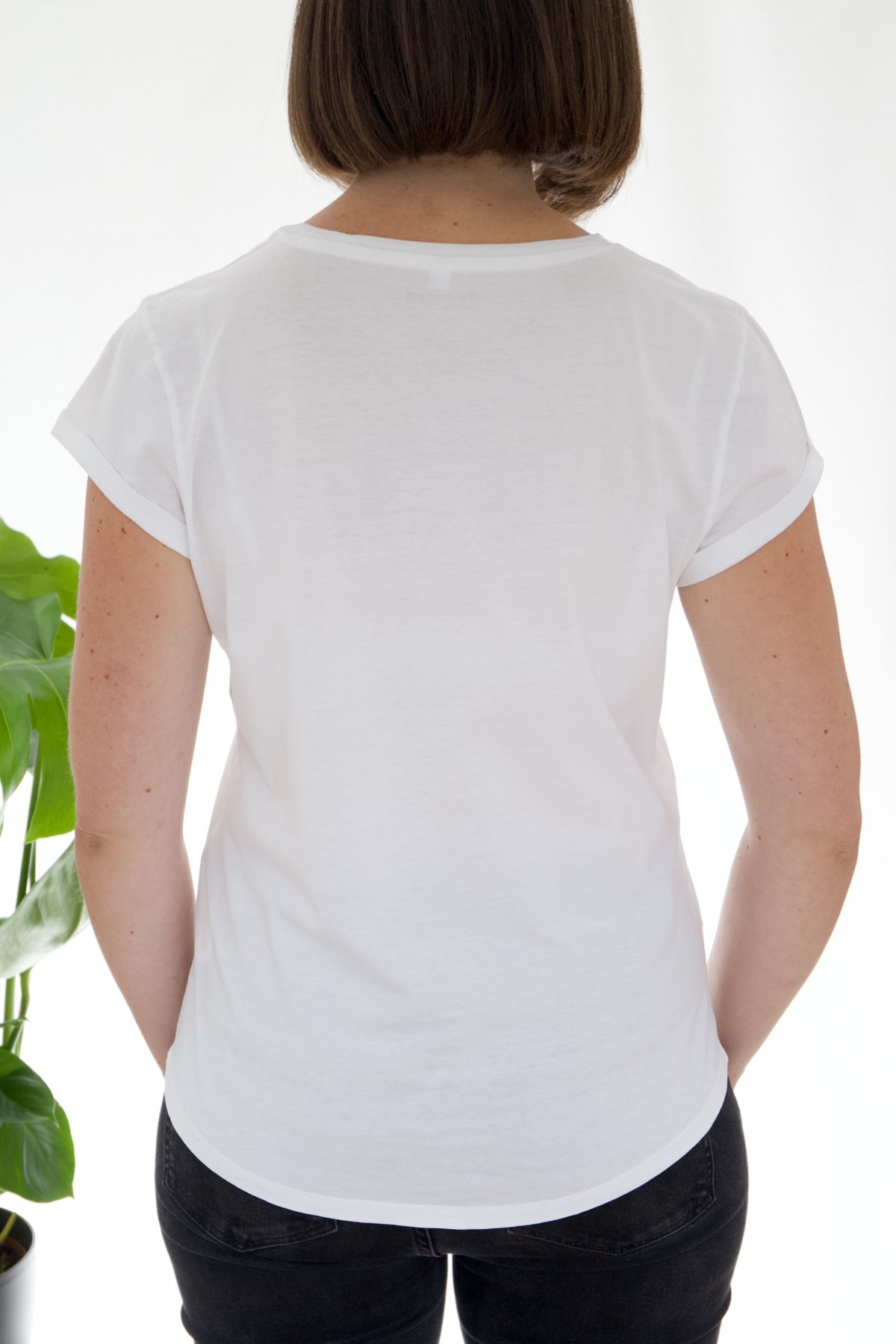 Damen T-Shirt Unendlich geliebt - weiß 3