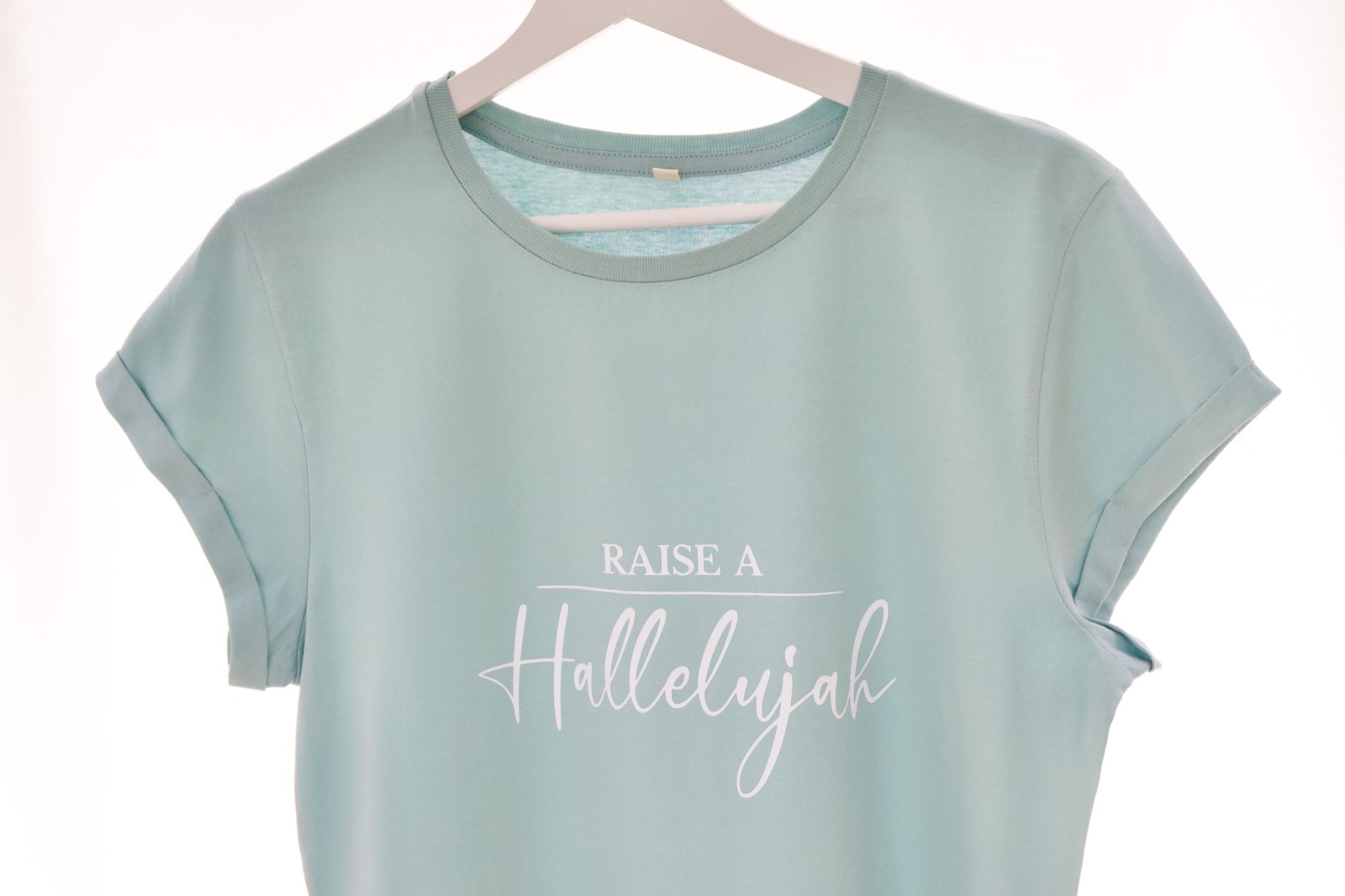 Damen T-Shirt Raise a Hallelujah - mint