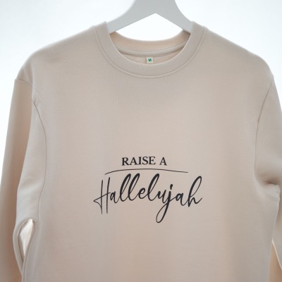 Unisex Sweatshirt Raise a Hallelujah - sand