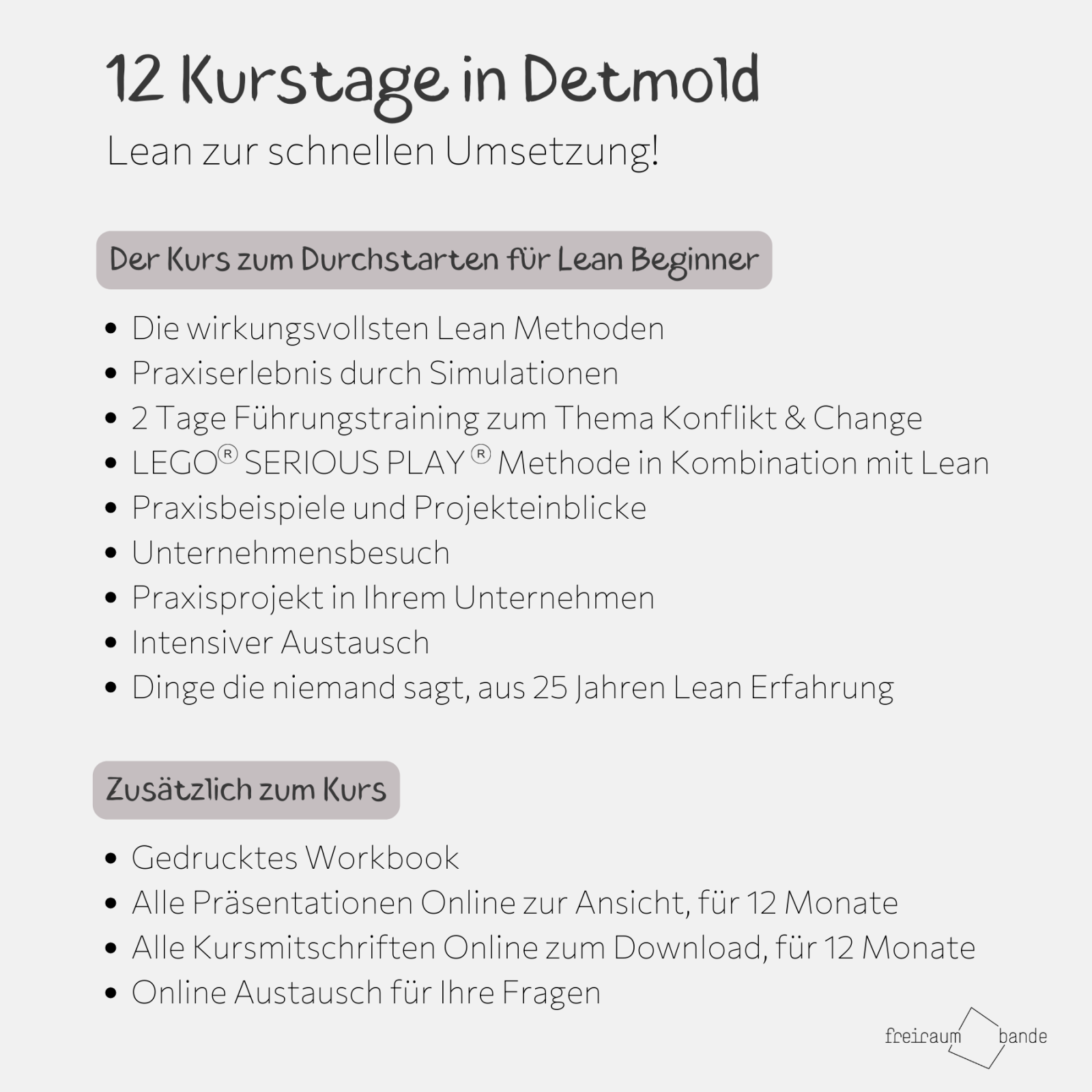 Lean Manager Ausbildung | 12 Tage Präsenzkurs - Start 02.2025 7