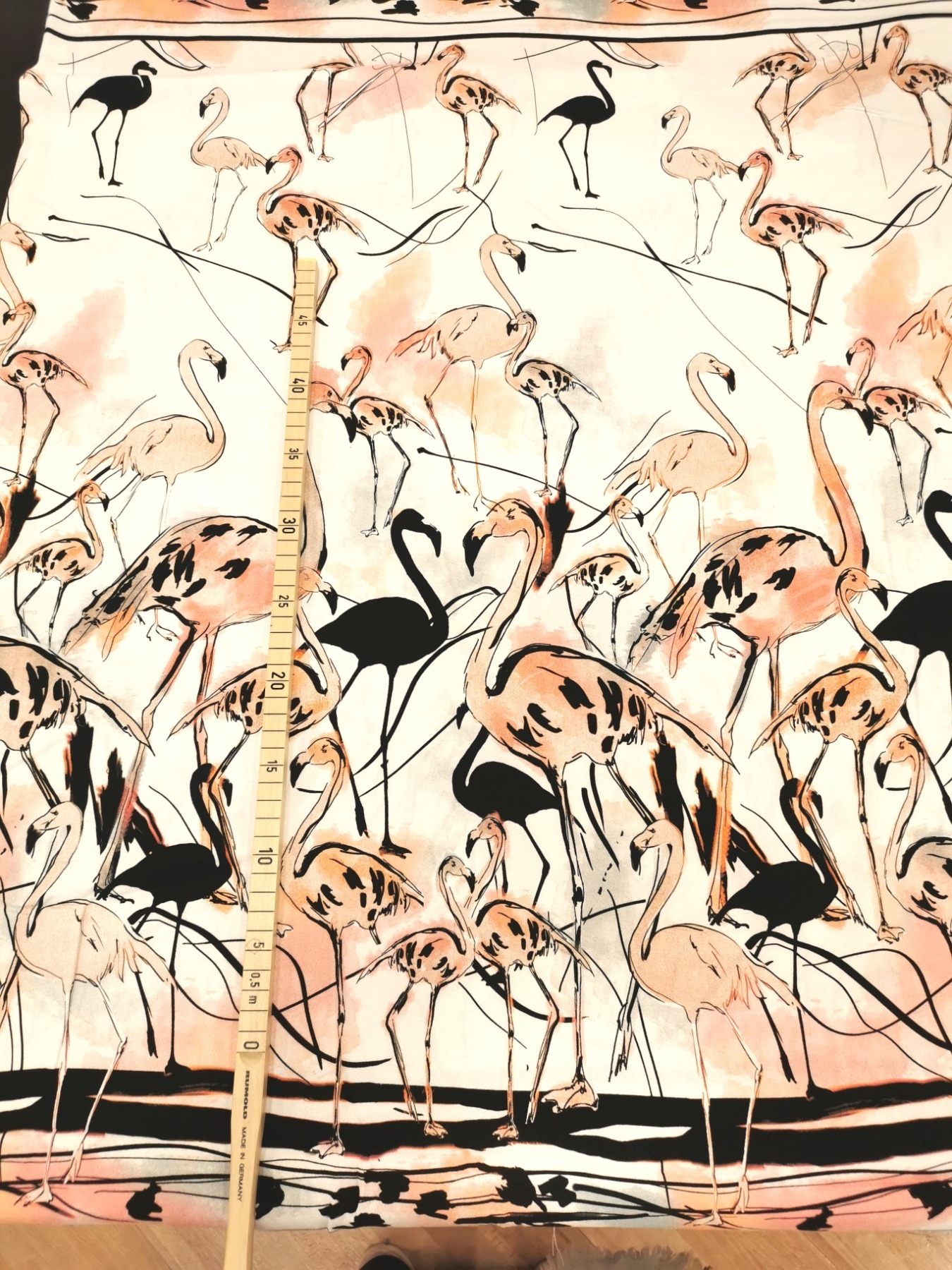 Panel ca. 80cm Flamingo Royal