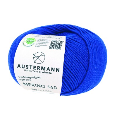Merino 160 EXP electric blue 264 - Austermann