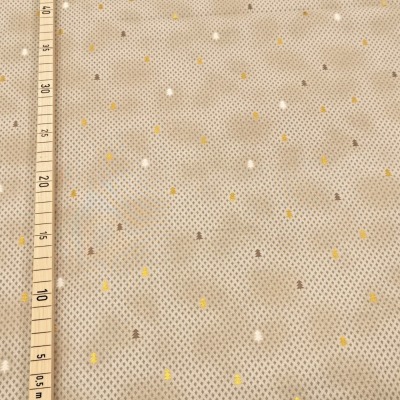 Star Sprinkle beige/gold - Stoffabrics
