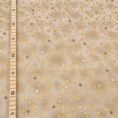 Star Sprinkle beige/gold - Stoffabrics