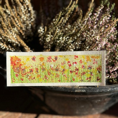 Florales Lesezeichen - handgemalte Lesezeichen mit hochwertigen Aquarellfarben