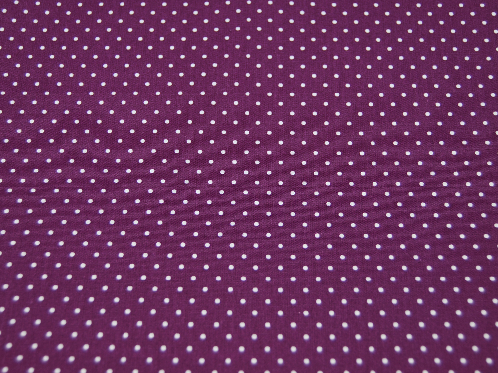 Petit Dots auf Purple - Baumwolle 05 m 2
