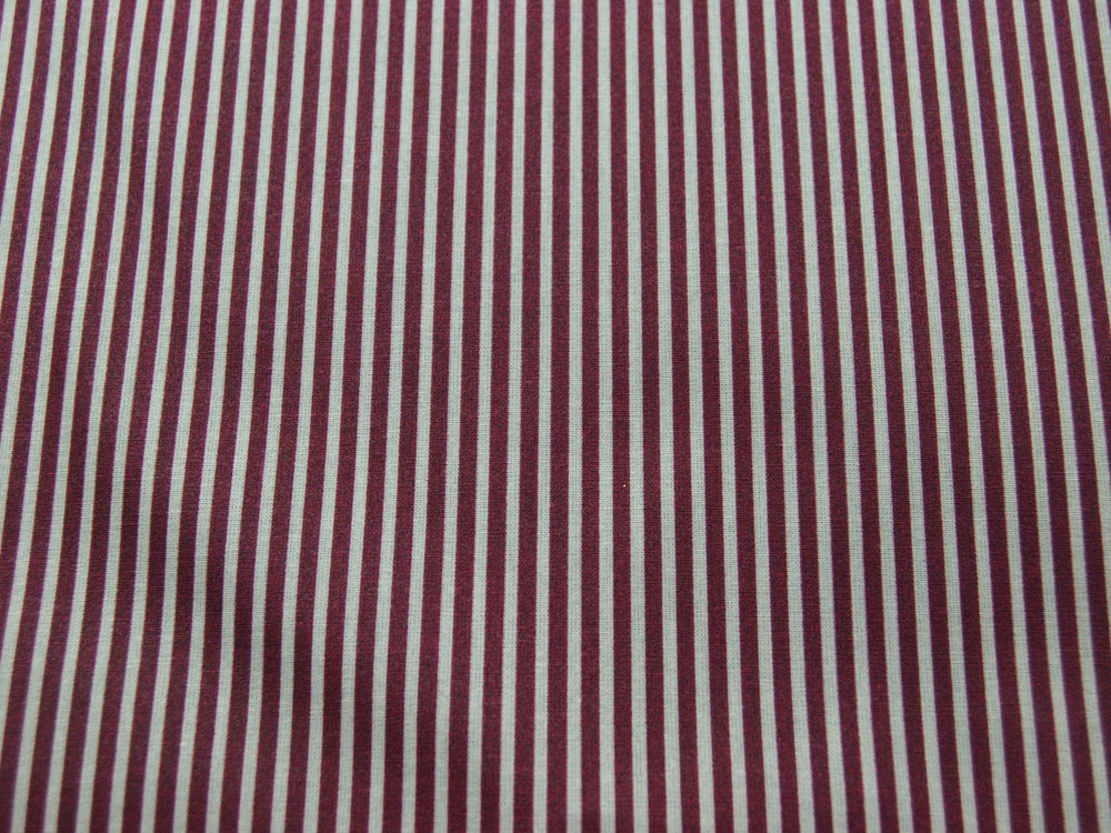Beschichtete Baumwolle - Gestreift in Sand - Bordeaux 50 x 135cm 3