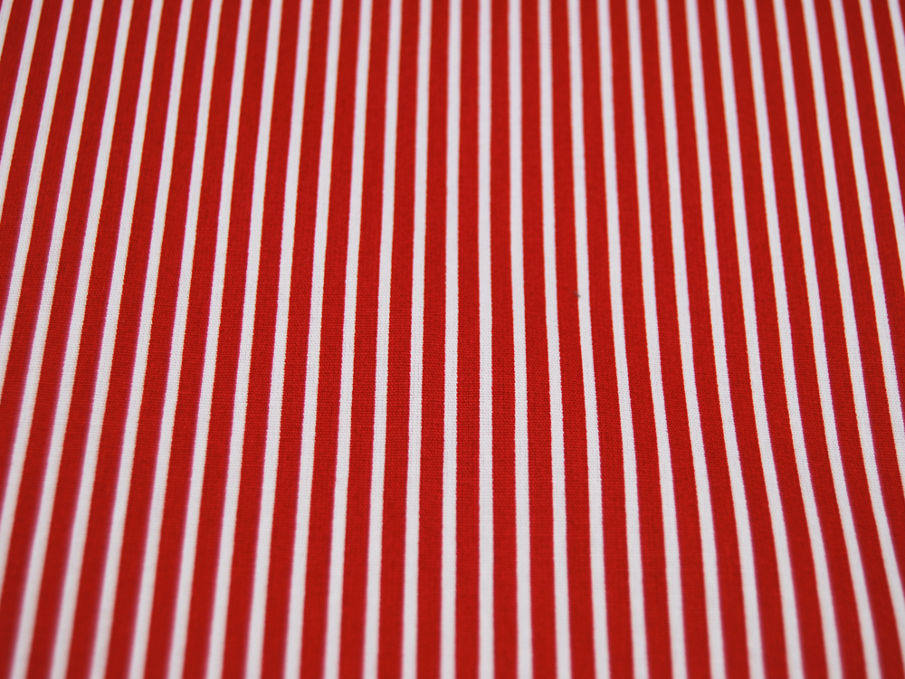 Baumwolle - Stripe - Rot-Weiss gestreift 05 meter 2