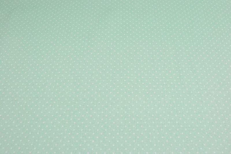 Petit Dots - auf Mint - Baumwolle 0,5m 3