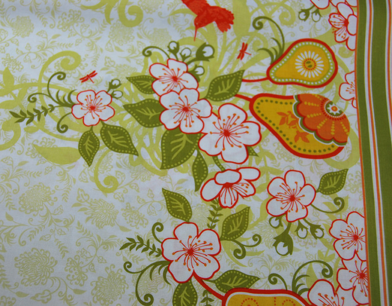 Decadence-Blumen Kolibri Panel Baumwolle 0,59m 3