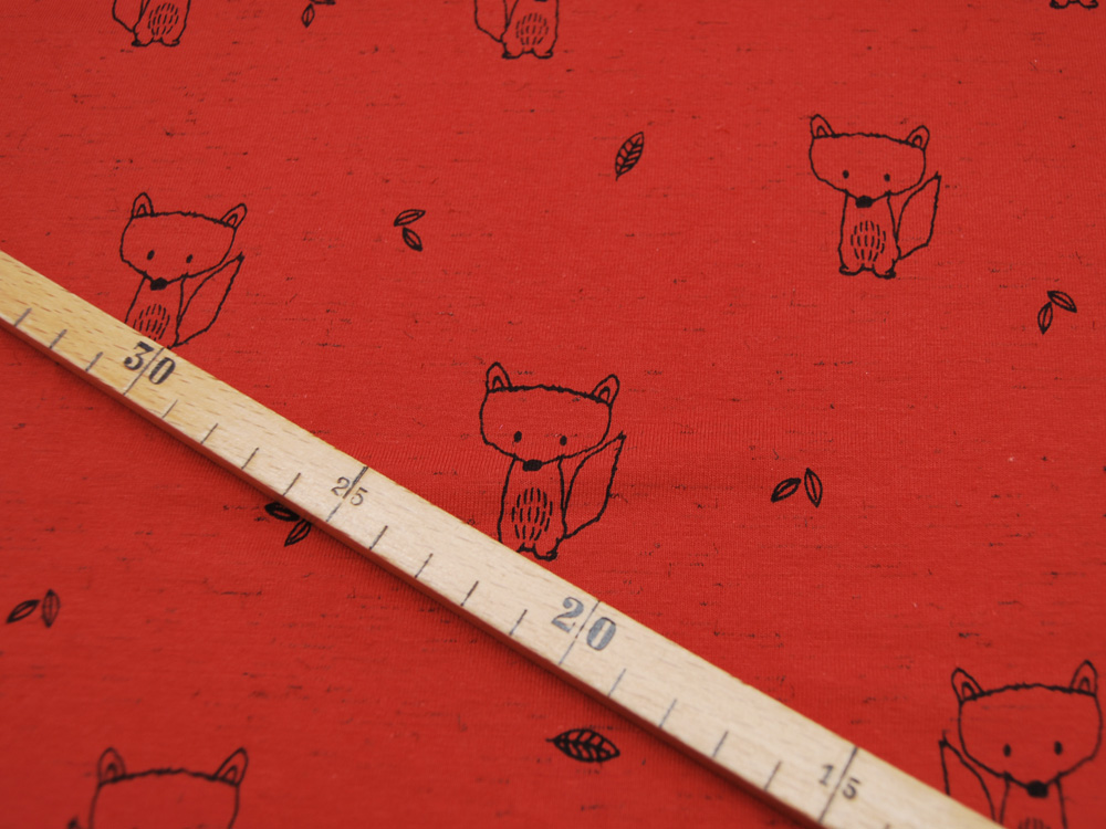 Jersey - Italian Fox - Füchse auf Rouge - 0.5 Meter 3
