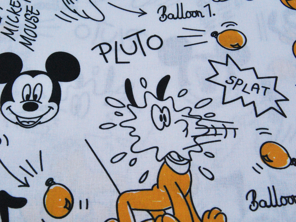 Baumwolle - Mickey Mouse - mit Pluto 05 m 4