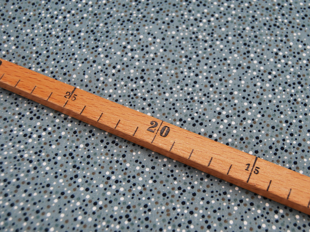 Baumwolle - Minipunkte auf Dusty Mint - 05 m 3
