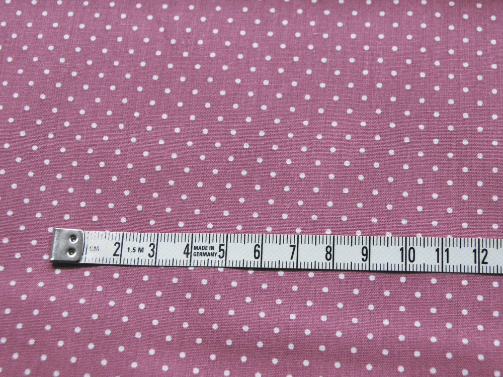 Petit Dots auf Mauve - Baumwolle 05 m 2