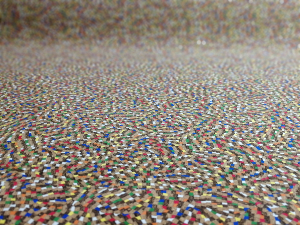 Korkstoff mit bunten Mosaik - Stück 50 x 65 cm 3