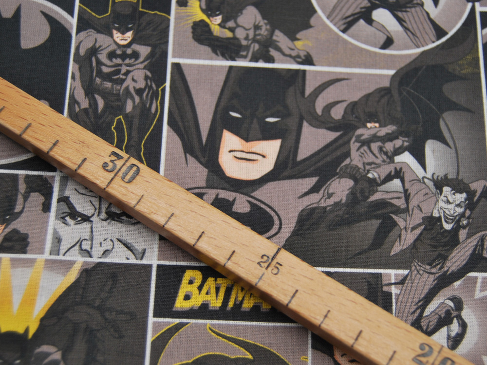 Baumwolle - Lizenz - BATMAN Action - Comic Style 0,5m 3