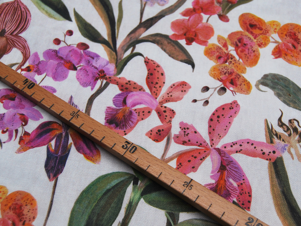 Canvas - Canvas Digital - Flowers - Blumenmuster 0,5m