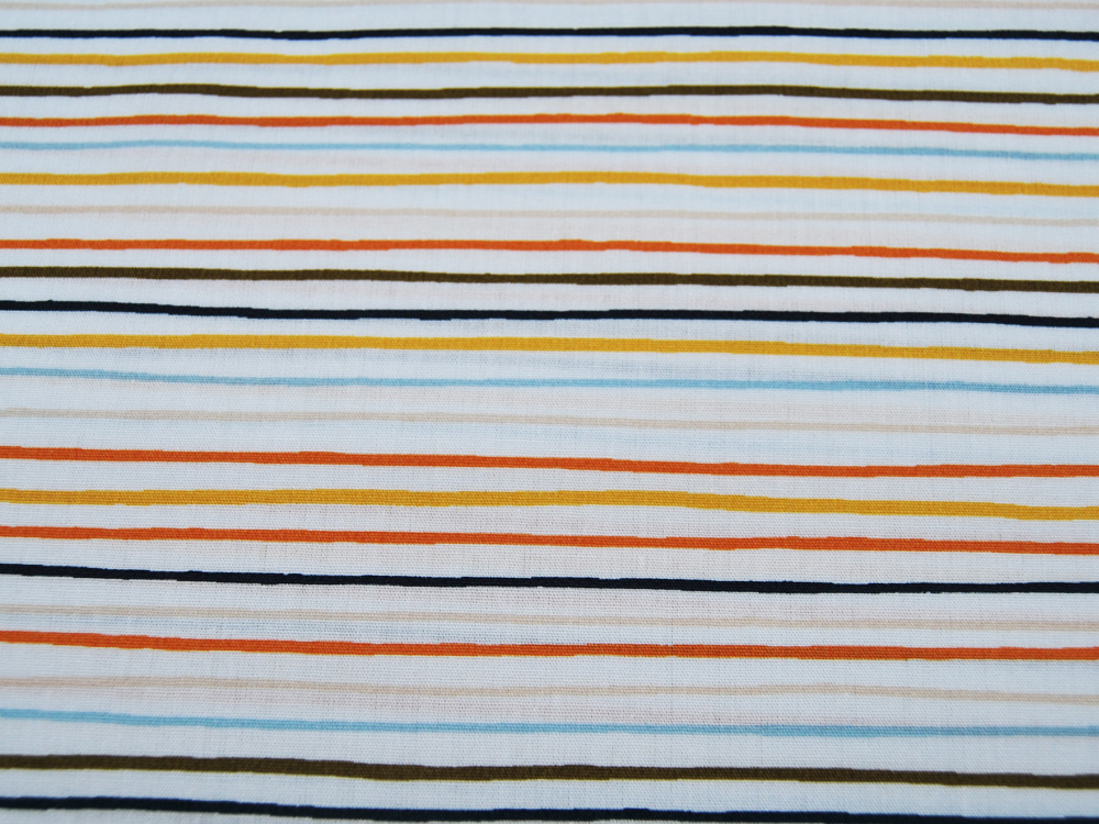 Baumwolle - Stripe an Space -Streifen auf Weiß 0,5 meter 4