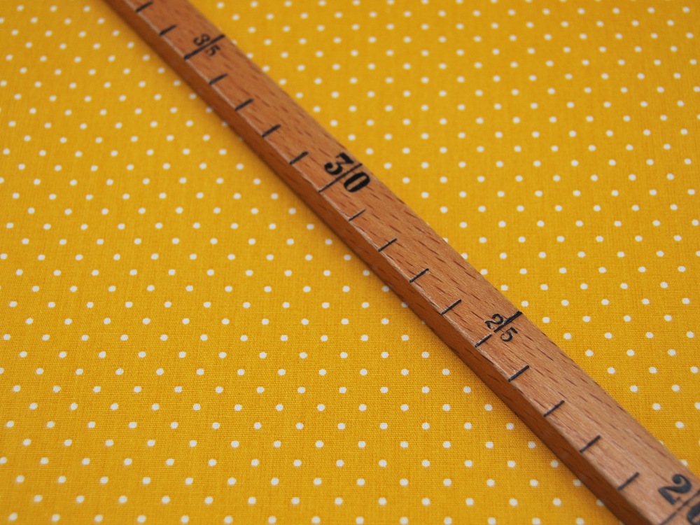 Petit Dots auf Gelb - Baumwolle 05 m 3