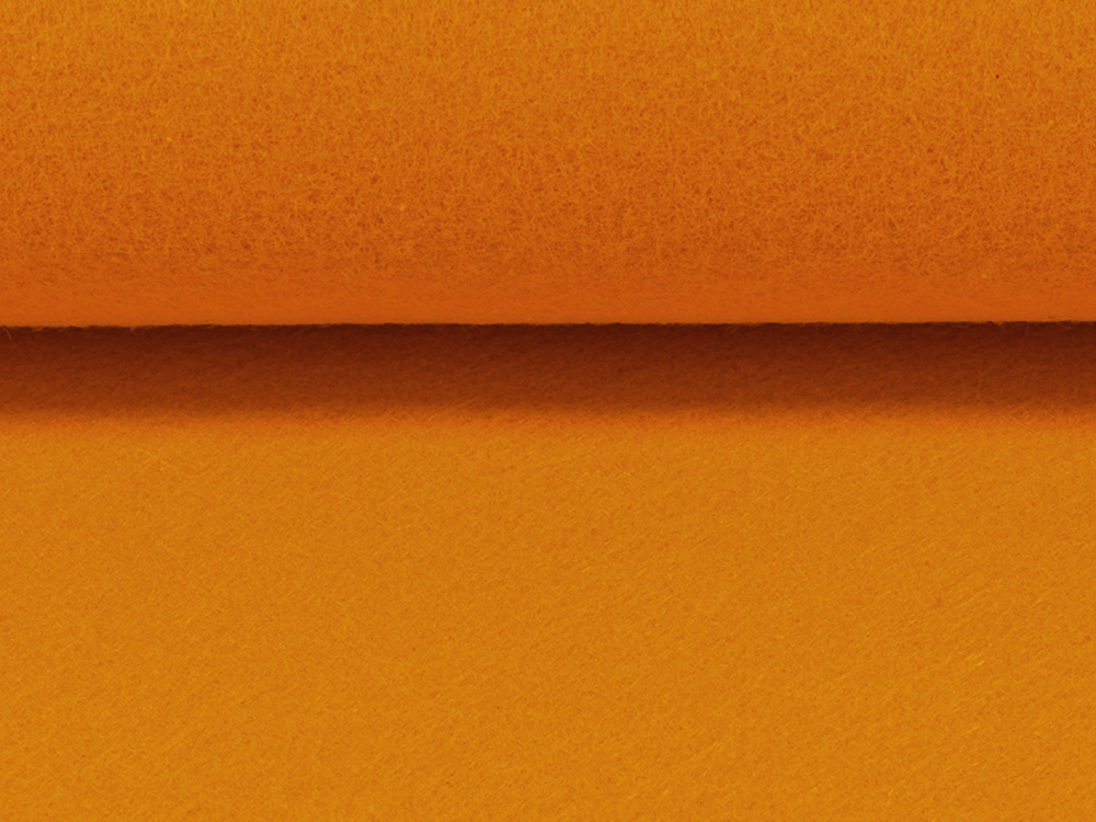 Bastelfilz 1mm - Uni Orange - 50 x 50 cm 2
