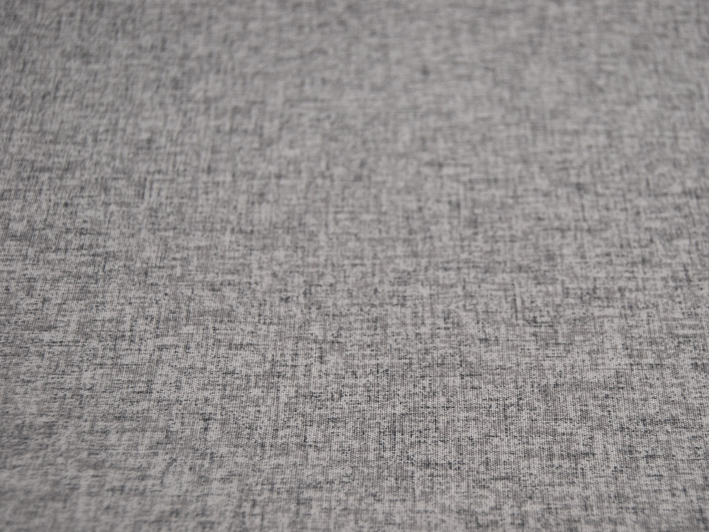 Beschichtete Baumwolle - Leinen Look - Grau meliert 0,5 m