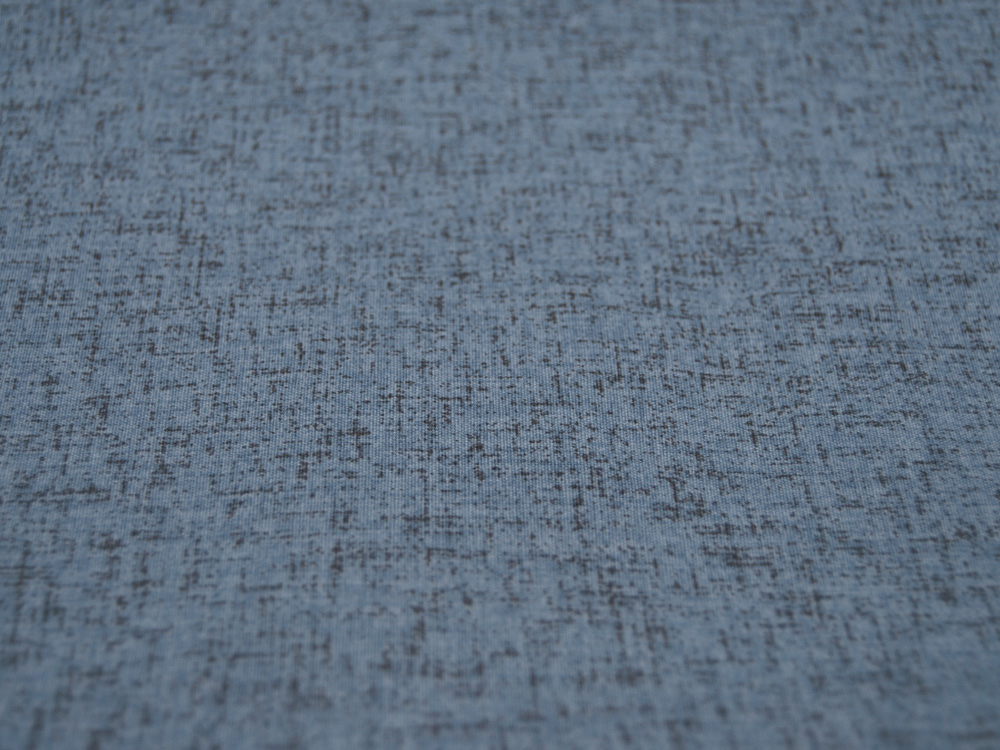 Beschichtete Baumwolle - Leinen Look - Blue Shadow meliert 0,5 m