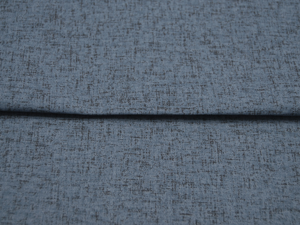 Beschichtete Baumwolle - Leinen Look - Blue Shadow meliert 05 m 3