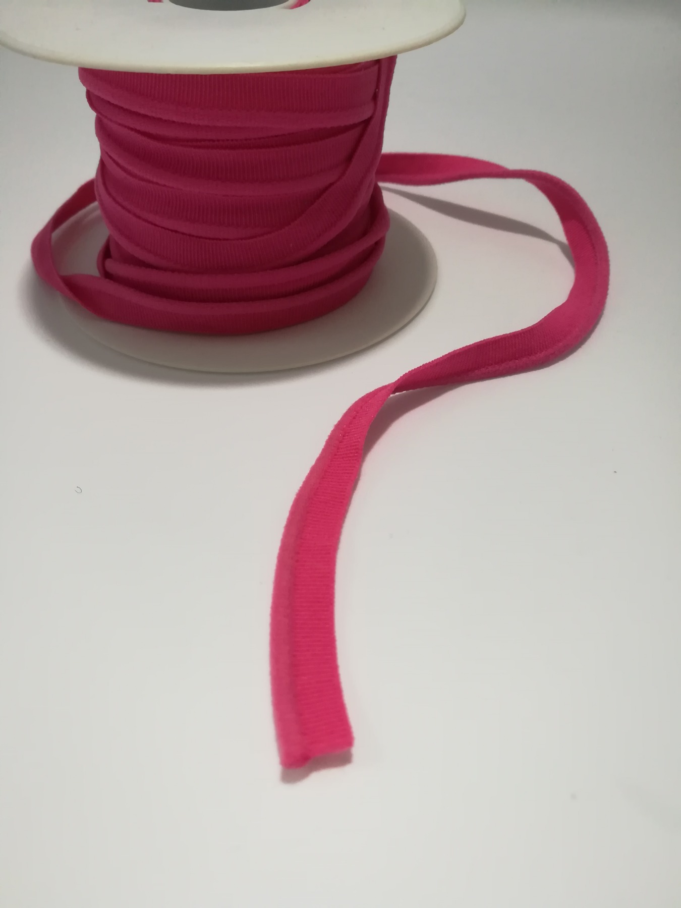 elastisches Paspelband 1 Meter / 10mm - Pink