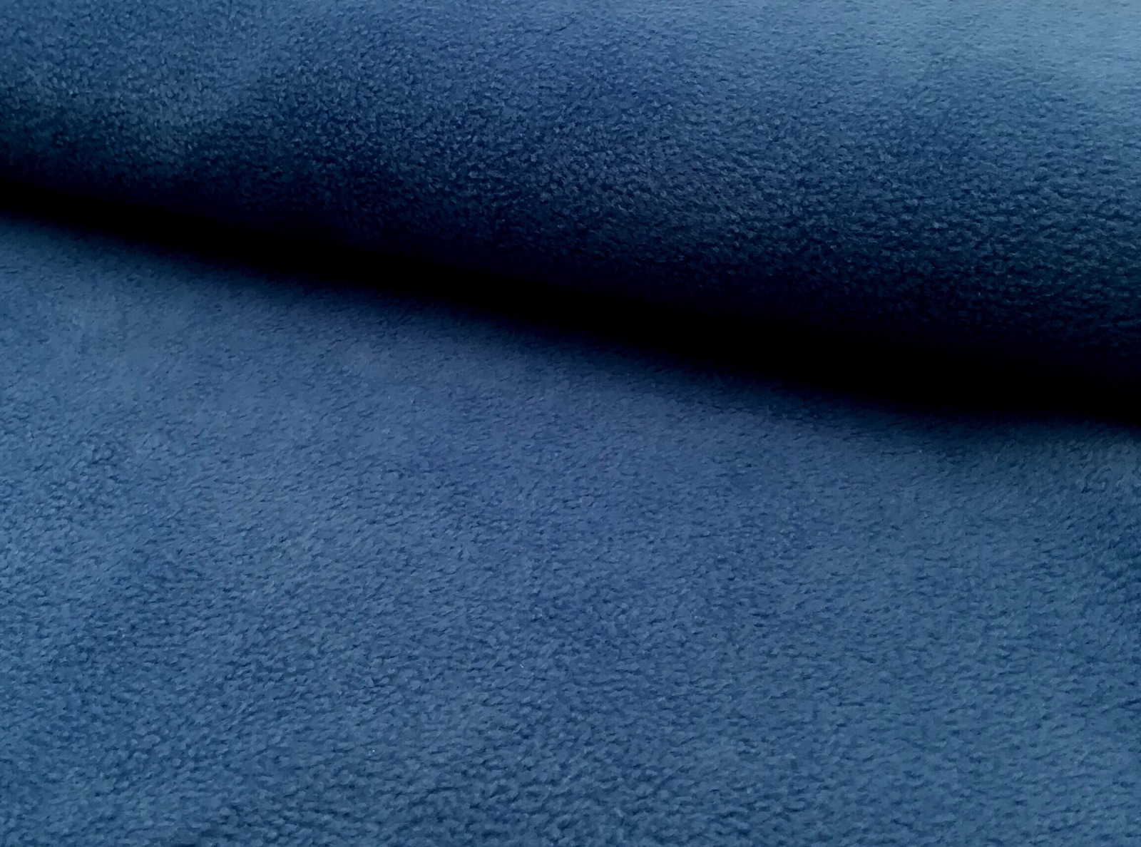 Polarfleece matt Blau antipilling 0,5 m
