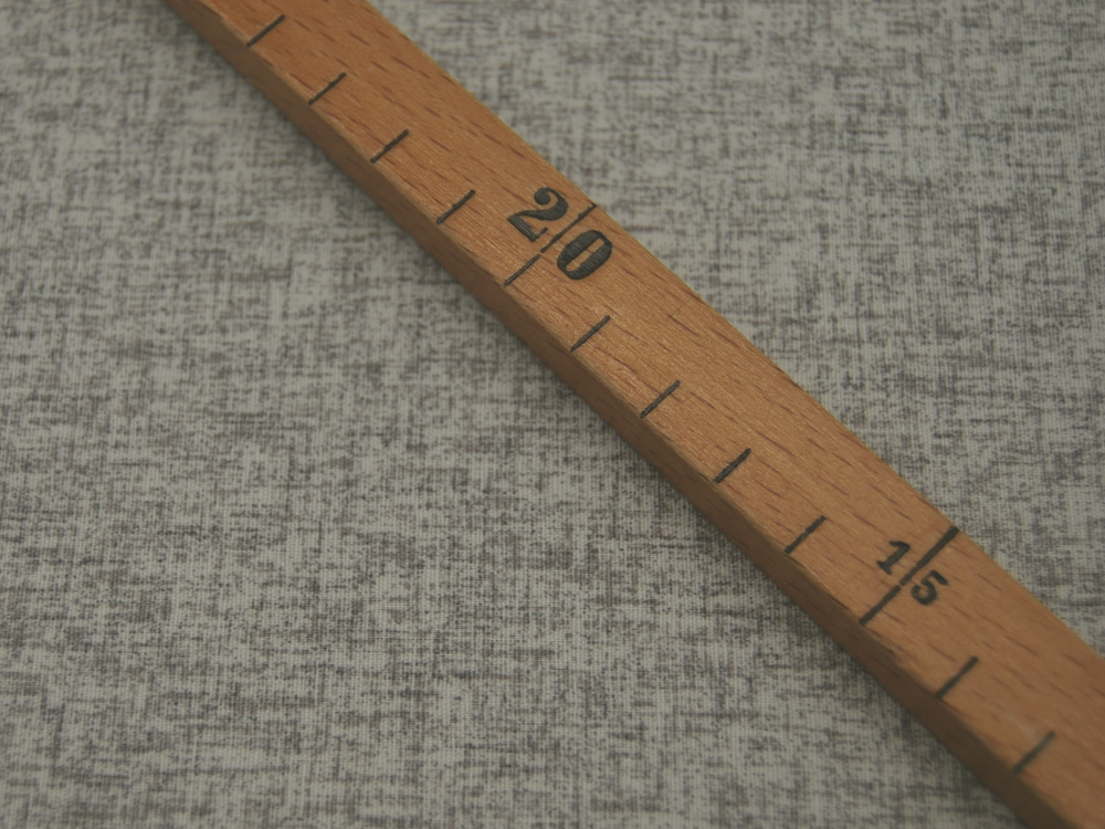 Beschichtete Baumwolle - Leinen Look - Beige meliert 0,5 m 2