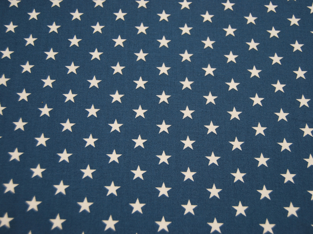 Baumwolle - Carrie - Sterne auf Blau 0,5m 4