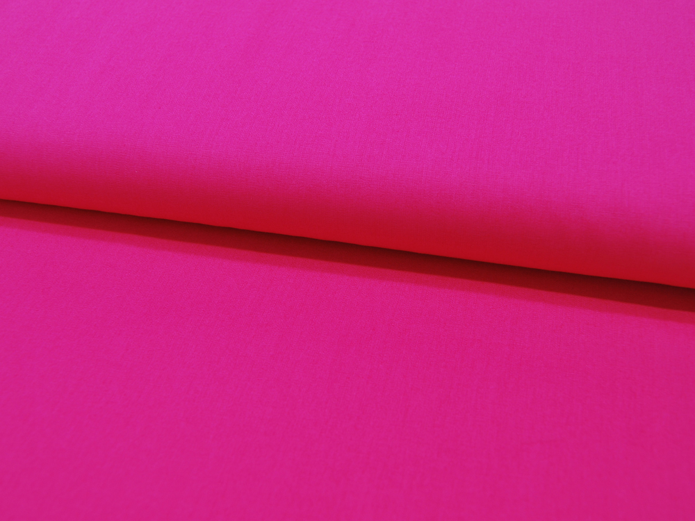 Baumwolle Uni - Pink 0,5 Meter