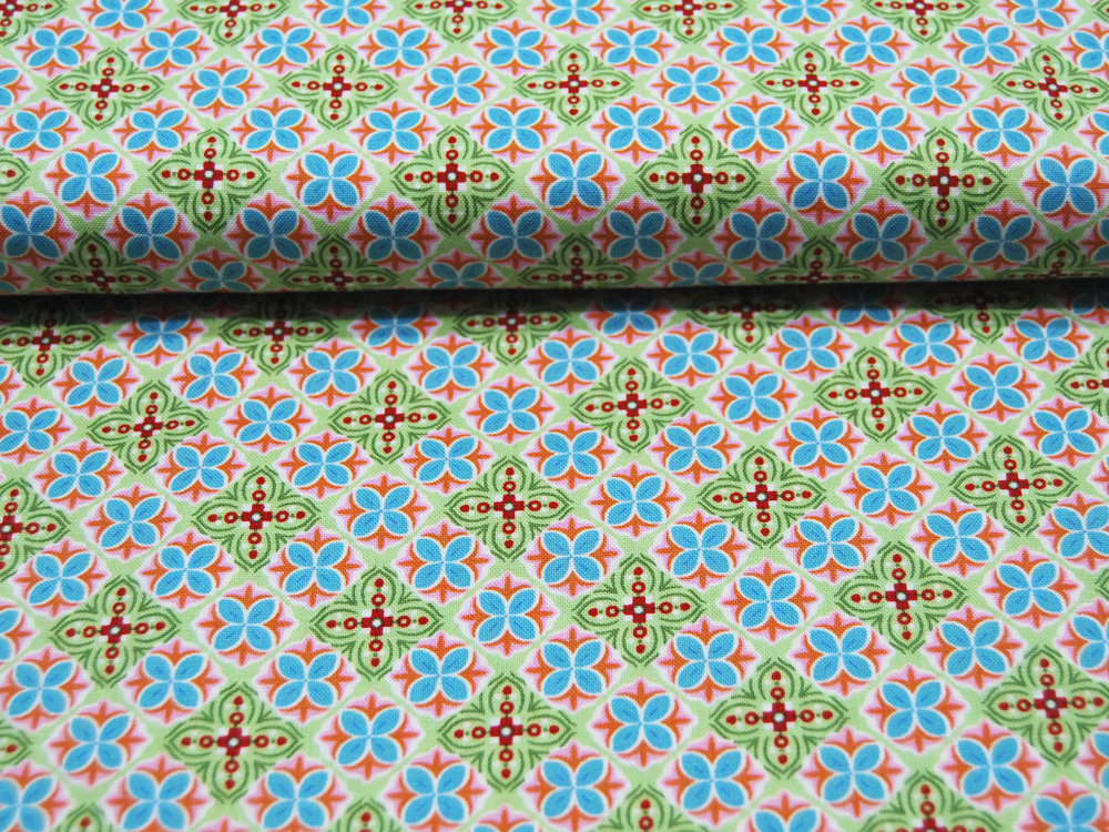 Baumwolle - Julia von Swafing - Farbenfrohes Muster - 0,5m 3