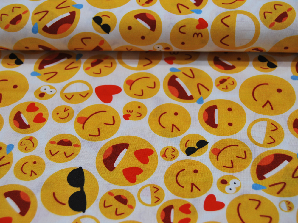 Baumwolle - Kim - Emojis - Smileys - 05m 2