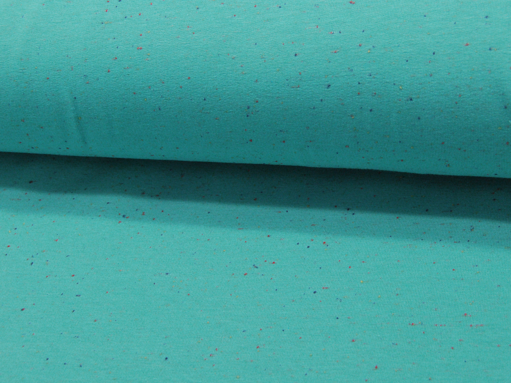 Sweat - Cosy Colours - Konfetti auf Hellblau - 05 Meter 2