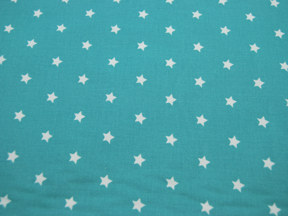 Beschichtete Baumwolle - Meluna - Sterne auf Mint 50 x 150cm