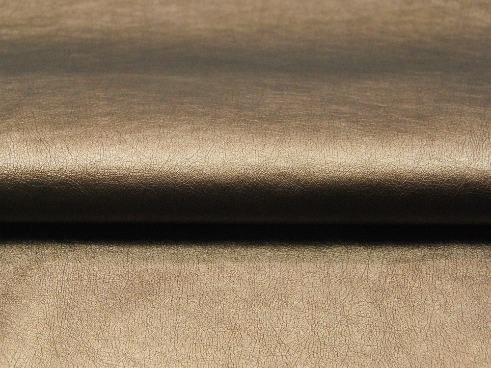 Weiches Kunstleder in Copper / Kupfer Metallic - 05 Meter