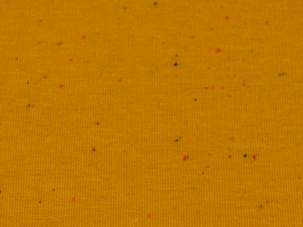 Sweat - Cosy Colours - Konfetti auf Ocker - 05 Meter 2