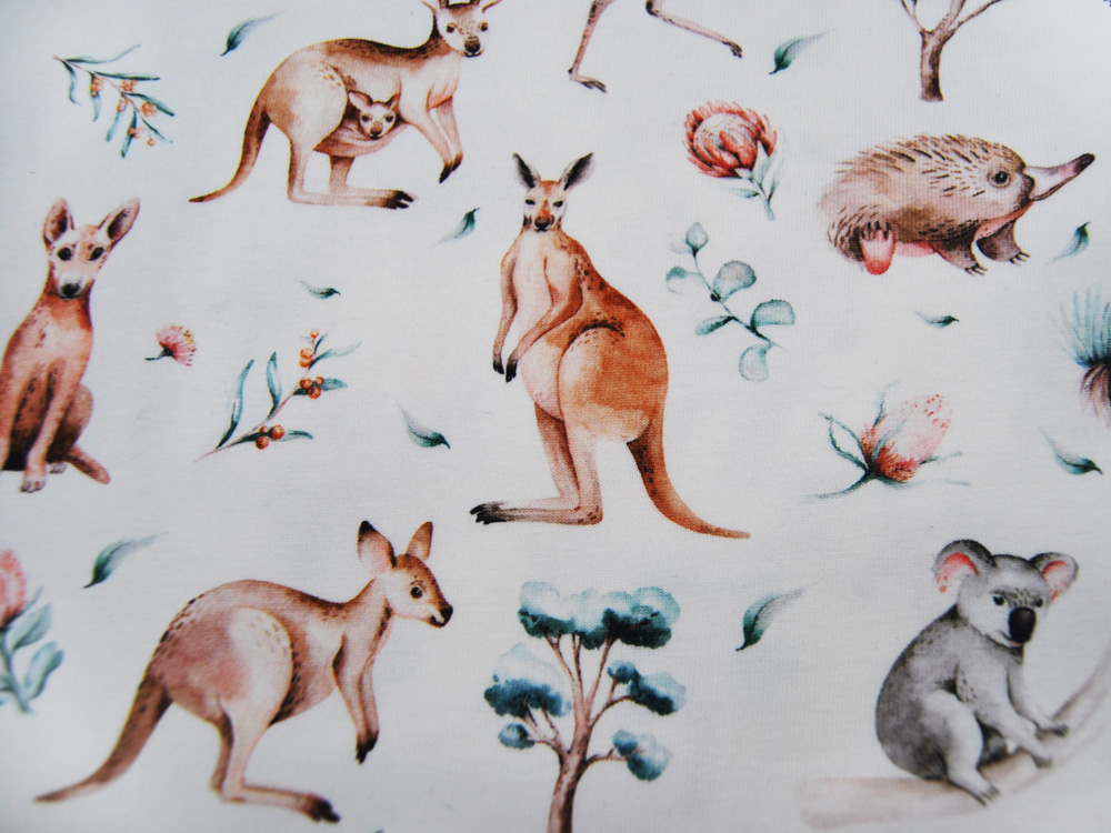 Jersey - Australische Tierwelt - Snoozy Fabrics - 05 Meter 3