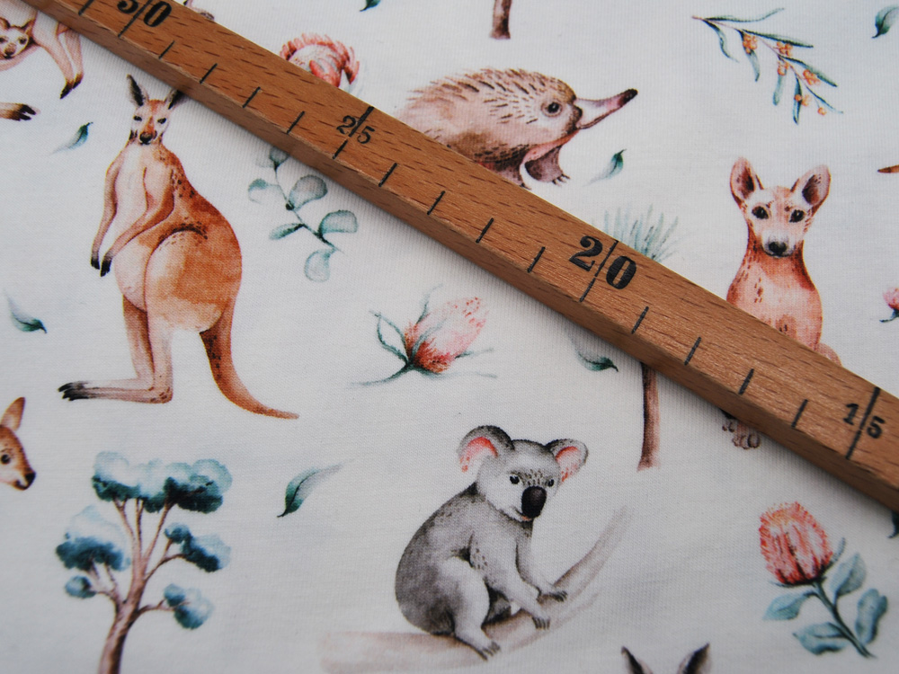 Jersey - Australische Tierwelt - Snoozy Fabrics - 0.5 Meter 4