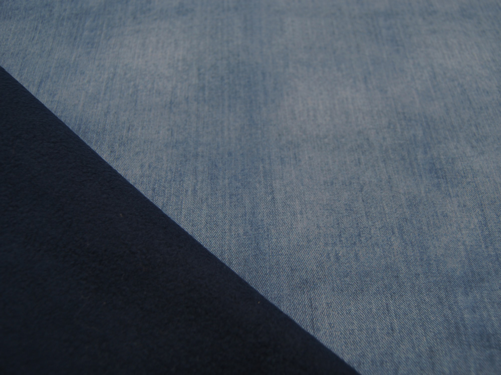 Softshell - Jeansblau meliert - 0.5 Meter 2