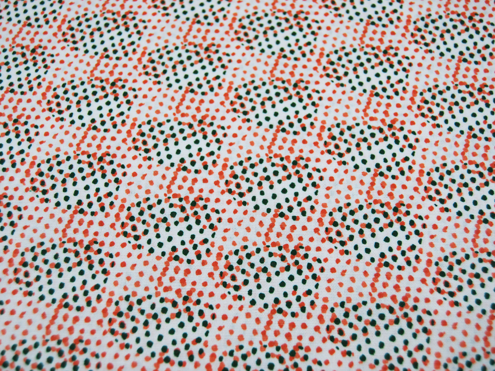 Baumwolle - Xavi - Dots off White - graphisches Punkte Muster auf Weiß 05m 2